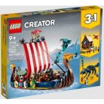 LEGO® Creator 31132 Vikingská loď a mořský had – Hledejceny.cz