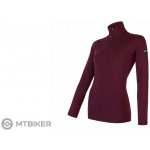 Sensor Merino Extreme dl.rukáv zip port red – Zboží Dáma