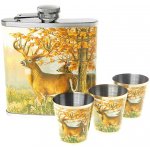 Placatka s pohárky Jelen podzim – Zboží Dáma