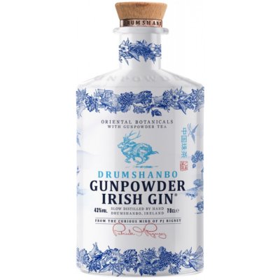 Gunpowder Drumshando Ceramic Irish gin 0,7L 43% (holá láhev)