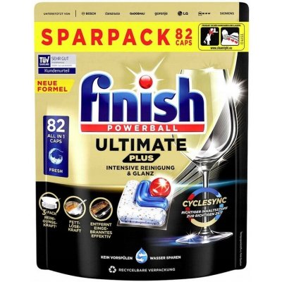 Finish Power Ultimate Plus mytí + lesk kapsle do myčky 82 ks – Zboží Mobilmania