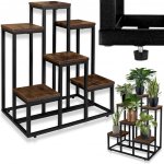 TZB Stojan na květiny Belgar hnědý/černý – Zbozi.Blesk.cz