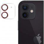 Joyroom tvrzené sklo Shining Series s plnou čočkou fotoaparátu pro iPhone 12 mini červené (JR-PF686) 6941237144157 – Zboží Živě
