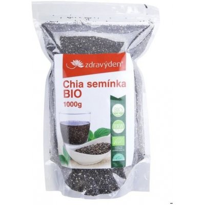 ZdravýDen Chia semínka Bio 1000 g – Zboží Mobilmania