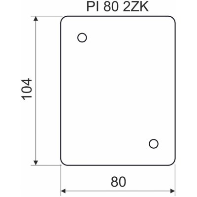 KOPOS KOLÍN Podložka PI 80 2ZK CEMVIN, izolační, barva šedá PI 80 2ZK_XX