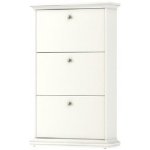 Kondela Botník DTD fóliovaná / MDF lakovaná bílá PARIS – Sleviste.cz