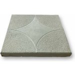 Báča Beton plošná protiskluzová Hvězdice 30 x 30 x 3 cm 20544_ANT antracit 1 m2 – Hledejceny.cz