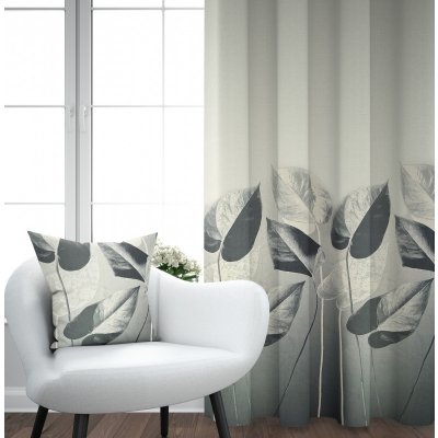 Ervi Blackout zatemňovací závěs Super print - Elegantní listí č.29 – Hledejceny.cz