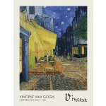Plakát, Obraz - Kavárna Terasa v noci, Vincent van Gogh, 30 × 40 cm – Zbozi.Blesk.cz