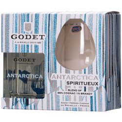 Godet Antarctica Icy White 40% 0,5 l (holá láhev)