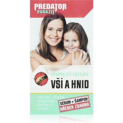 Predator Parazit Šampon + Sérum + Hřeben 100 ml + 100 ml