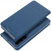 Pouzdro a kryt na mobilní telefon Xiaomi Pouzdro Forcell LUNA Book Carbon Xiaomi Redmi Note 10 Pro modré