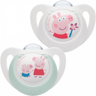 Nuk dudlík Star Peppa Pig 2 ks – Zboží Mobilmania