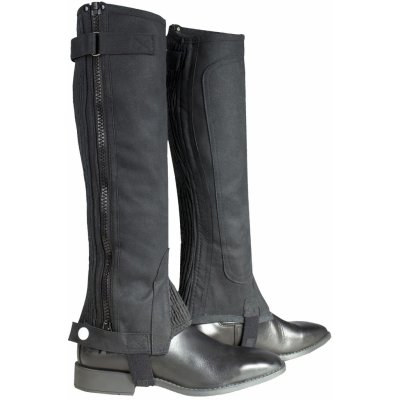 Horze Chapsy kožené Ribbed Amara Černá – Zboží Dáma Horze Chapsy kožené Ribbed Amara Černá – Zboží Dáma