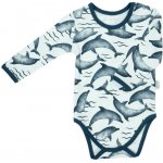 Kojenecké bavlněné body s krátkým rukávem Nicol Dolphin – Hledejceny.cz