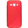 Pouzdro a kryt na mobilní telefon Samsung Pouzdro S-case Samsung S7270 Galaxy Ace3 červené