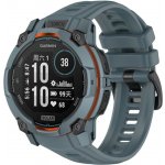 VSECHNONAMOBIL 104660 SILICONE Vyměnitelný řemínek pro Garmin Instinct 3 50mm šedo-modrý – Zboží Živě