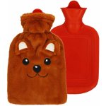 SPRINGOS Termofor s plyšovým obalem Medvěd 1l HA5251 hnědý – Sleviste.cz