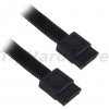 PC kabel SilverStone SST-CP07 SATA III kabel, 50cm, černý, oplétaný