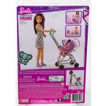 Barbie Chůva herní set Kočárek – Zboží Mobilmania