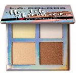 L.A. Colors Paletka rozjasňovačů a bronzerů Beauty Booklet C30507 Luminous 4 g – Zboží Dáma