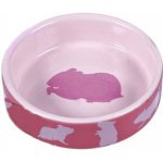 Trixie Keramická miska s motivem křečka 80 ml 8 cm – Zboží Dáma