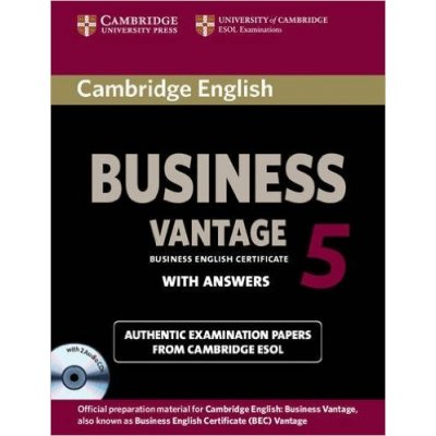 Cambridge English Business 5 Vantage Self-study Pack Student's Book with Answers and Audio CDs 2