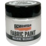 Metalická barva na textil PENTART 50 ml perleťová bílá – Sleviste.cz