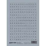 PAPERO AMO ♥ Samolepky - ZIMNÍ AKVAREL / Abeceda malá – Hledejceny.cz