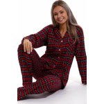 Elegantní červeně kárované dámské z flanelu teplé 1DF0017 – Hledejceny.cz