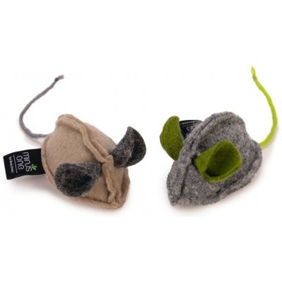 Beeztees Minus One Hračka pro kočky myš Luca 2ks 8x5x4cm – Zboží Dáma