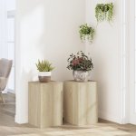Petrashop Stojany na rostliny dub sonoma 30 x 30 x 50 cm Hnědá 852917 2 ks – Hledejceny.cz