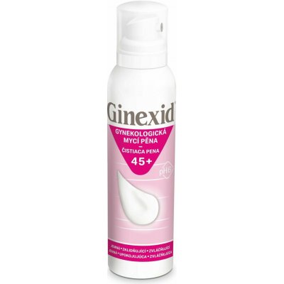 Ginexid gynekologická mycí pěna 45+ 150 ml – Sleviste.cz