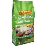 FAVORIT grilovací brikety kokosové 5 kg – HobbyKompas.cz