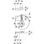 Geberit Příslušenství Připojovací souprava pro WC, excentrická, s připevňovacím materiálem ( 405.116.00.1 ) – HobbyKompas.cz