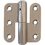 TKZ Polná Závěs dveřní 70x66mm rovný surový nerez levý – Sleviste.cz