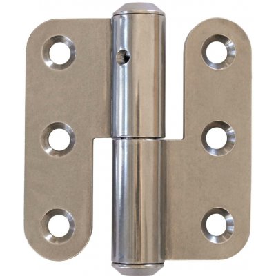 TKZ Polná Závěs dveřní 70x66mm rovný surový nerez levý – Sleviste.cz