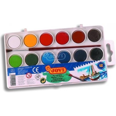 Jovi 22 mm + štětec 12 barev – Zboží Dáma