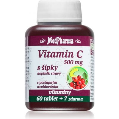 MedPharma Vitamin C 500 mg s šípky 67 tablet