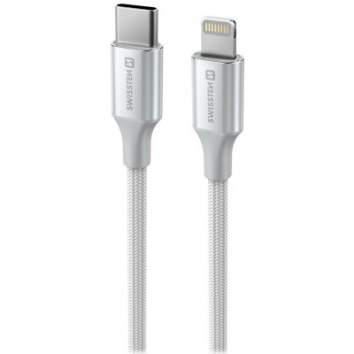 Swissten 71529204 USB-C / Lightning, 1,5m, bílý – Zboží Živě