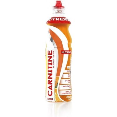 Nutrend Carnitine Activity Drink with Caffeine 750 ml, pomeranč – Hledejceny.cz