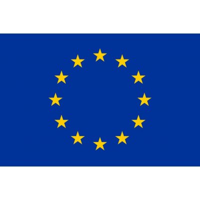 Vlajka EU vlajka - 20 x 30 cm - tunel, karabina – Zboží Dáma