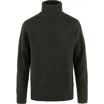 Fjallraven Övik Roller Neck Sweater dark olive