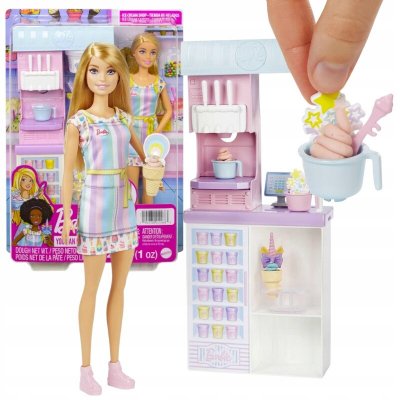Barbie Zmrzlinový stánek Set – Sleviste.cz