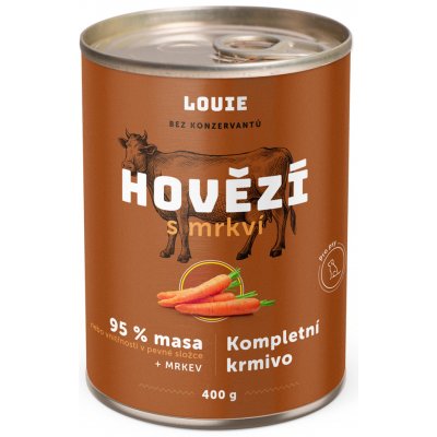 Louie Hovězí s mrkví 400 g – Hledejceny.cz