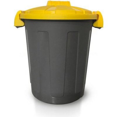 Mobil Plastic Plastový kontejner Carlson na tříděný odpad 25 l šedý / žlutý 100149 – Zbozi.Blesk.cz
