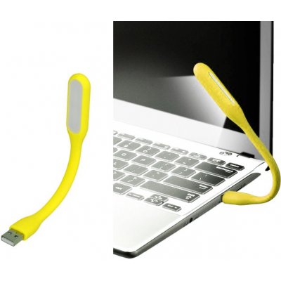 VAKOSS USB lampa pre notebook 6 LED LC 7006Y žltá