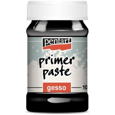 pentart Gesso černá krycí akrylová barva 100ml – Zboží Dáma