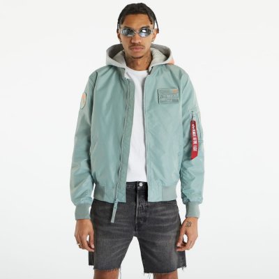 Alpha Industries MA-1 TT Hood Custom dusty green – Zboží Mobilmania