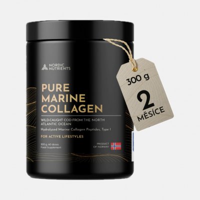 Nordic Nutrients Pure Marine Collagen Mořský kolagen 300 g – Hledejceny.cz